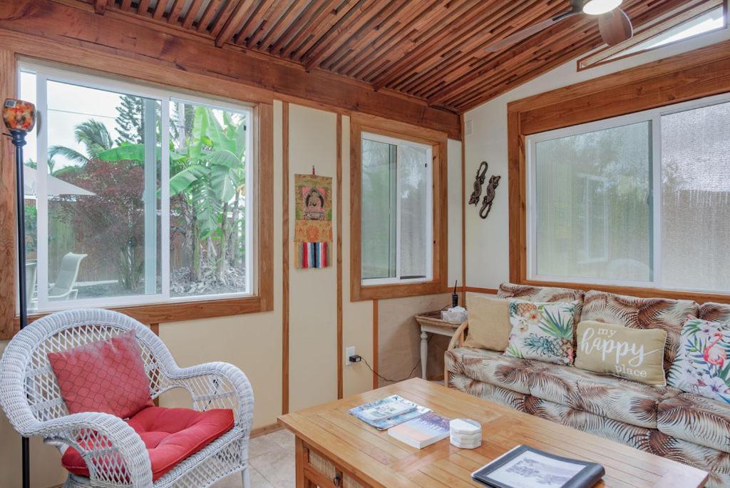 Seaview Paradise Palms&Zen Garden Apt Pahoa Kültér fotó